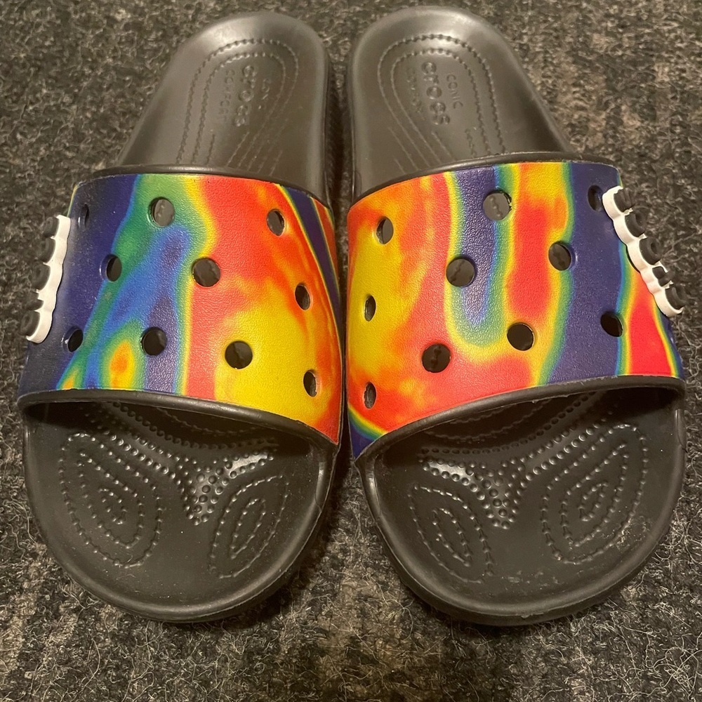 CROCS Multicolor Slide Mules